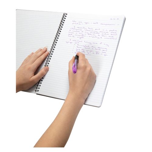 Spirax P595 Notebook A4 120 Page PP Black S/O