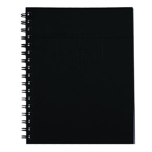 Spirax 511 A5 Hard Cover Book 225x175mm 200 Page Black