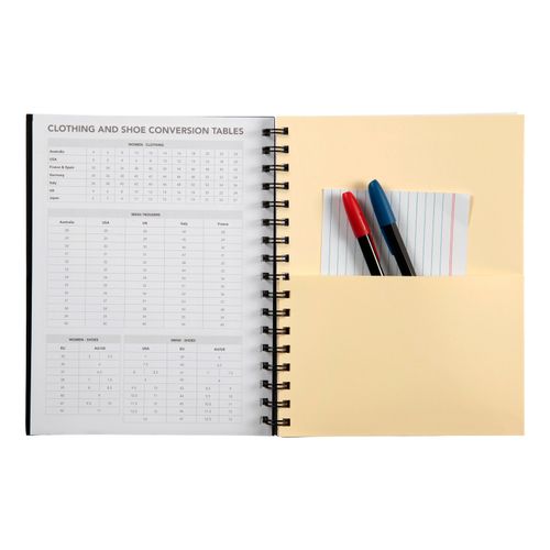 Spirax 511 A5 Hard Cover Book 225x175mm 200 Page Black