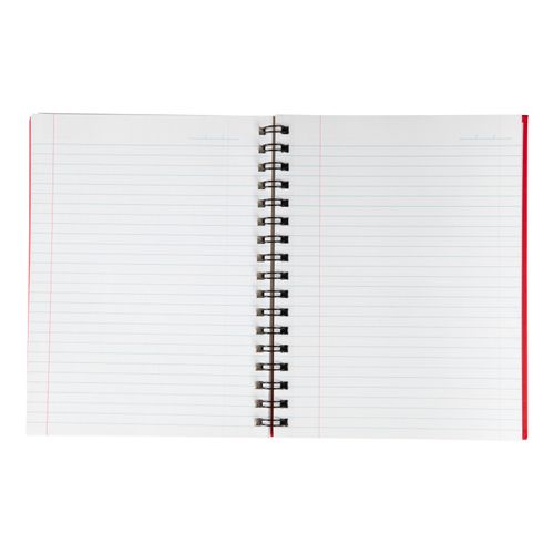 Spirax 511 A5 Hard Cover Book 225x175mm 200 Page Red