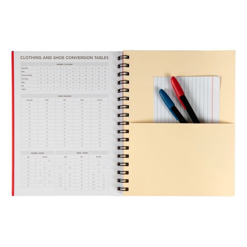 Spirax 511 A5 Hard Cover Book 225x175mm 200 Page Red