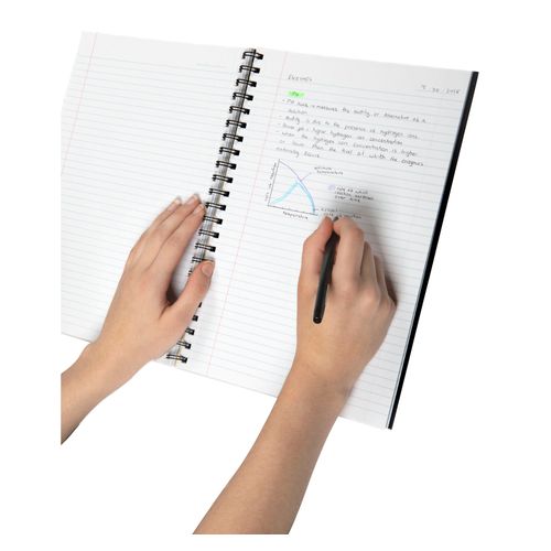Spirax 511 A4 Hard Cover Book 200 Page Black