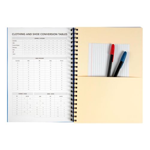 Spirax 511 A4 Hard Cover Book 200 Page Blue