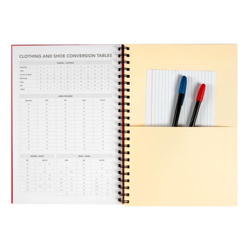 Spirax 511 A4 Hard Cover Book 200 Page Red
