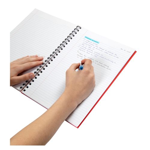Spirax 511 A4 Hard Cover Book 200 Page Red