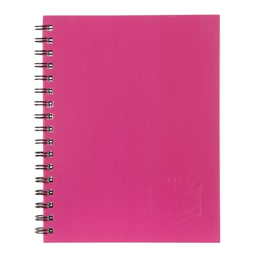 Spirax 511 A4 Hard Cover Book 200 Page Pink