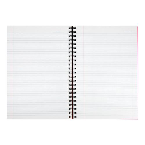 Spirax 511 A4 Hard Cover Book 200 Page Pink
