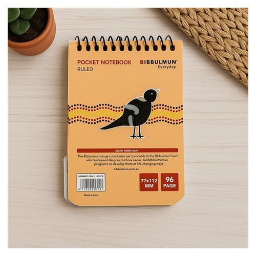 Bibbulmun Pocket Notebook 77mm x 112mm 96 Ruled Pages