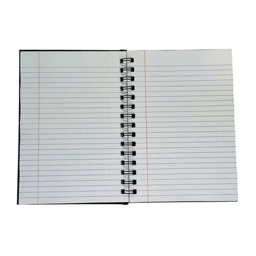 Bibbulmun Hardcover A5 size Notebook 200page 7mm Ruled Recycled Paper Twin Spiral Wiro Binding