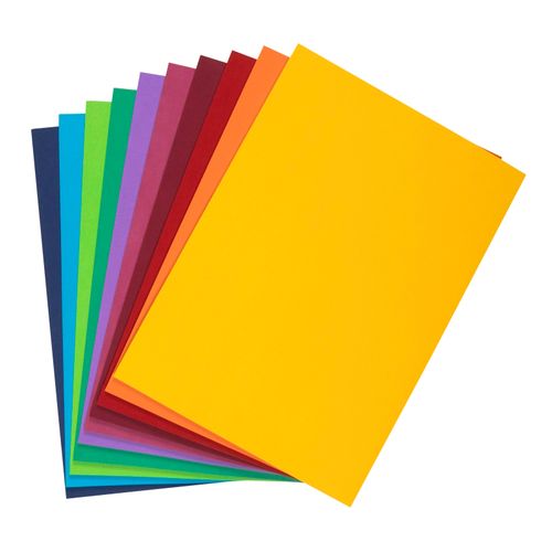 Colourful Days Colourboard 200gsm A4 Assorted Colours Pack 100