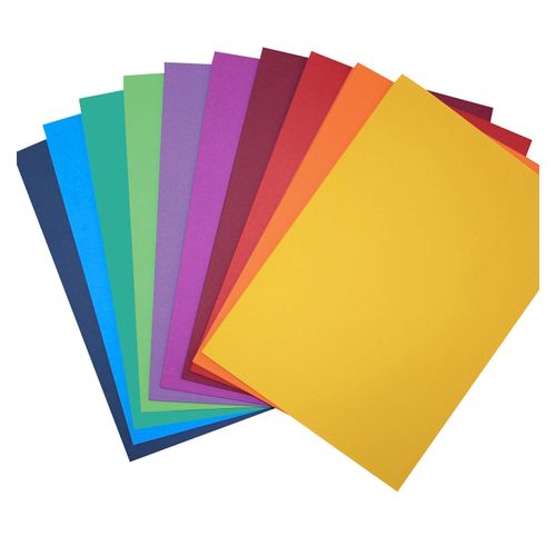 Colourful Days Colourboard 200gsm A4 Assorted Colours Pack 100