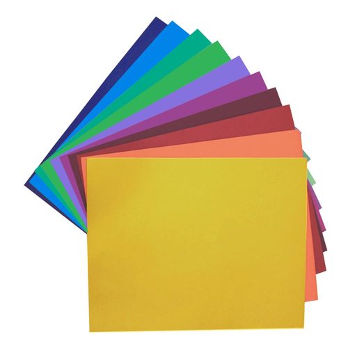 Colourful Days Colourboard 200gsm 510x640mm Assorted Colours Pack 100