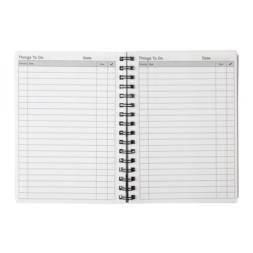 Spirax 701 Things To Do Notebook A5 96 Page