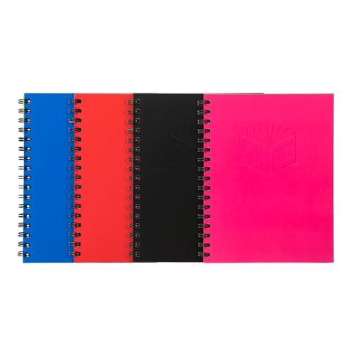 Spirax Notebook Spiral 511 A5 Hardcover Assorted Pack 4