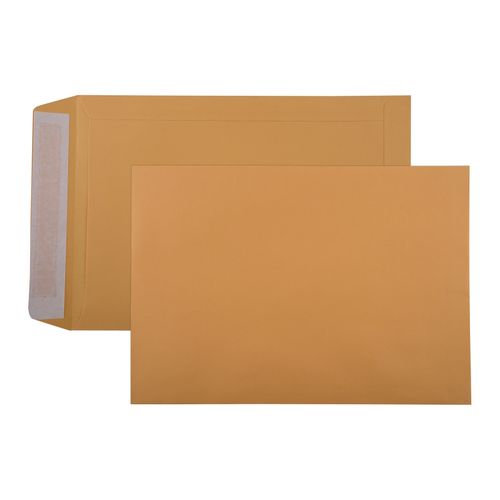 Cumberland Envelope B5 250x176mm Peel & Seal Pocket Kraft Box 250