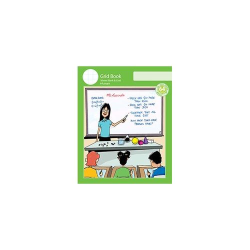 Five Senses Notebook Size Grid Book Blank and 10mm Grid 64pp