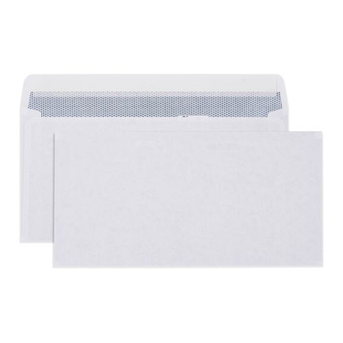 Cumberland Envelope Secretive 90gsm DL 110x220mm White Box 500