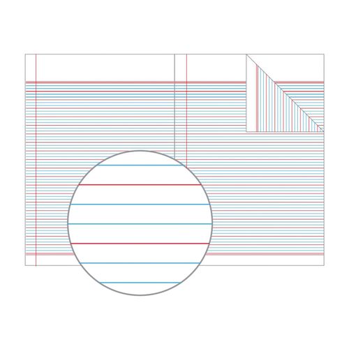 Olympic Exercise Book QLD Year 3/4 with Red Margin A4 96 pages