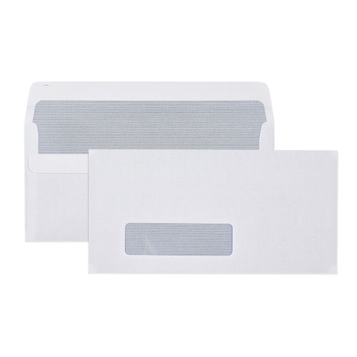 Cumberland Envelope DL Press Seal Secretive Window Face Box 500