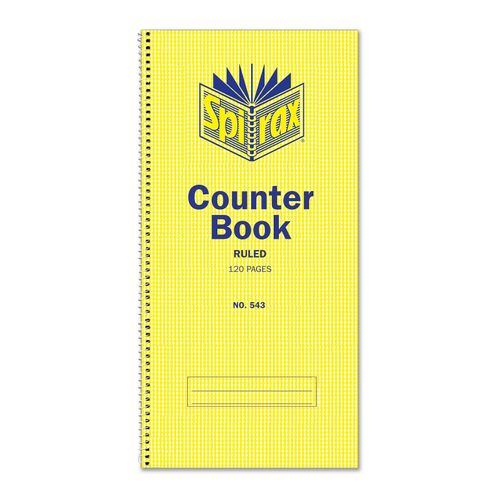 Spirax 543 Feint Ruled Book 297x135mm