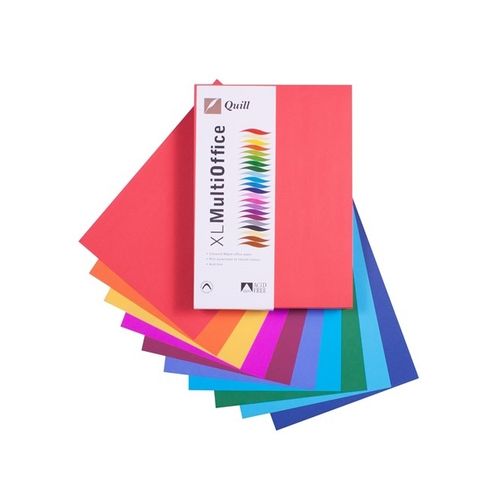 Quill Paper 80gsm A4 Assorted Pack 500
