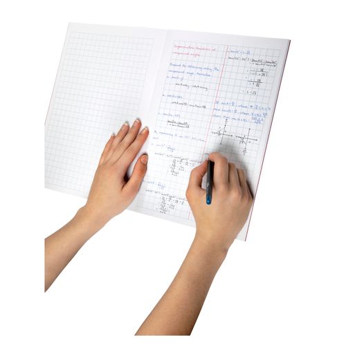 Spirax Book Graph A4 10mm With Margin Stapled 48 Page PP Cover 56130P