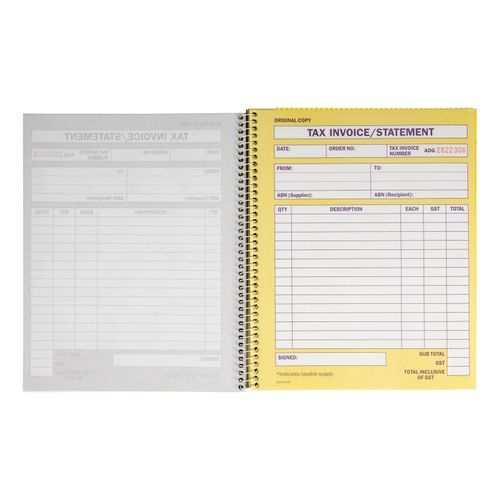 Spirax 502 Tax Invoice/Statement Book 250x200mm