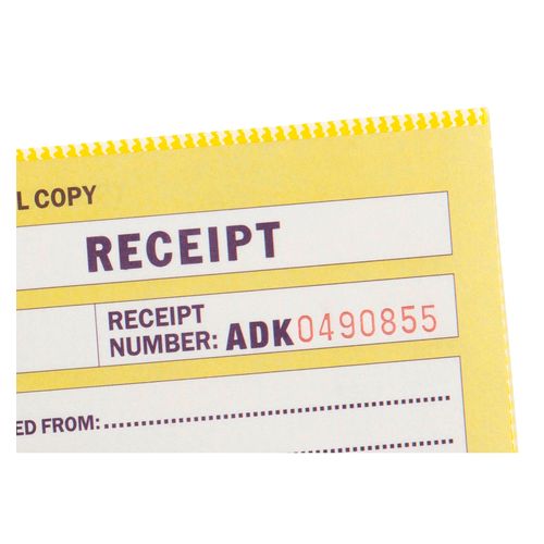 Spirax 504 Cash Receipt Book 102x127mm