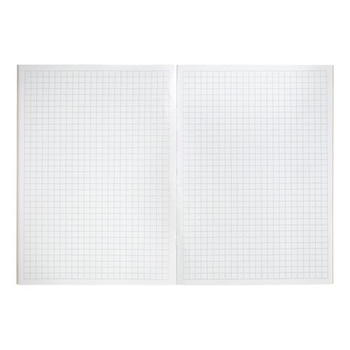 Spirax Graph Book A4 8mm With Margin Stapled 64 Page PP Cover