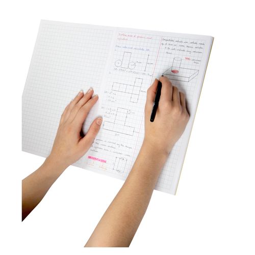 Spirax Graph Book A4 8mm With Margin Stapled 64 Page PP Cover