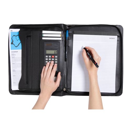 Spirax Compendium A4 Executive Zippered With Handles Black