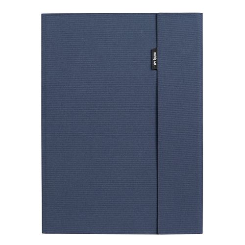 Marbig Professional Compendium A4 Navy Blue with Phone Stand