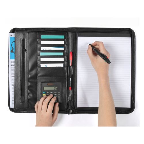 Rexel Compendium Zip Pad Holder Black