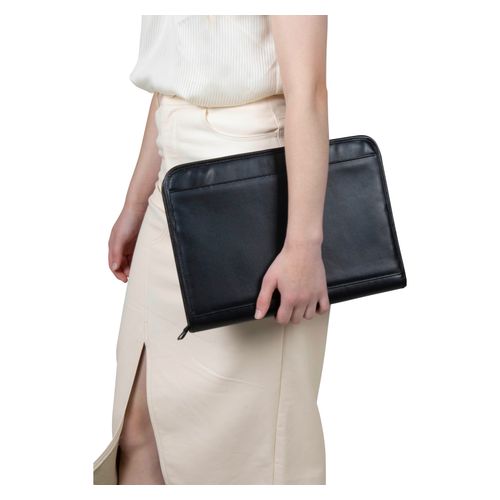 Rexel Compendium Zip Pad Holder Black