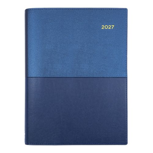 2027 Collins Vanessa Diary A4 Week to a View 345 Blue