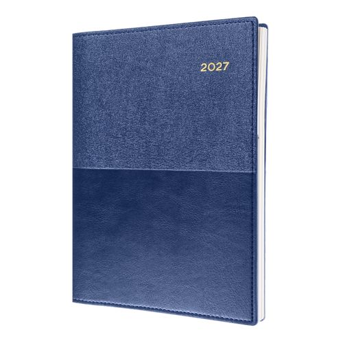 2027 Collins Vanessa Diary A4 Week to a View 345 Blue