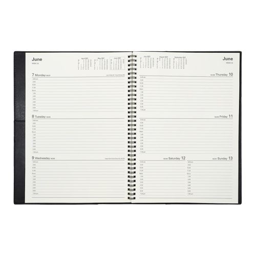 2027 Collins Vanessa Diary A4 Week to a View 345 Tan