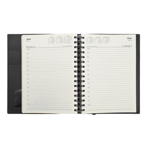 2027 Collins Vanessa Diary A5 Day to a Page 185 Red