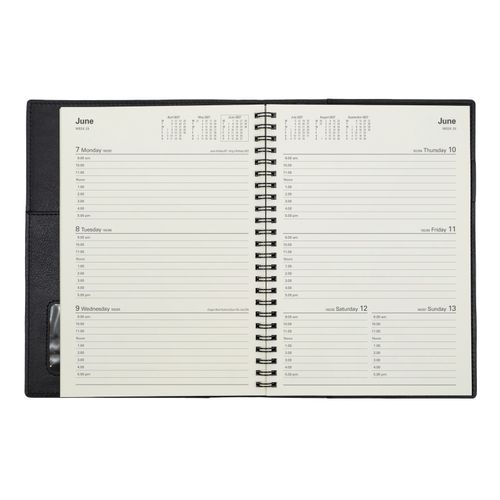 2027 Collins Vanessa Diary A5 Week to a View 385 Red