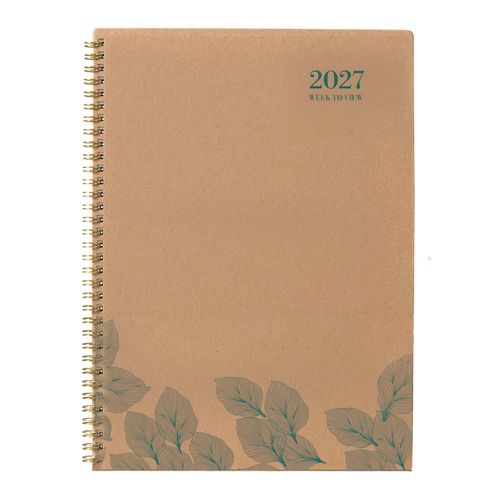 2027 Ecowise Recycled Diary A4 Week To An Opening