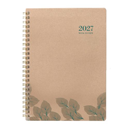2027 Ecowise Recycled Diary A5 Week To An Opening