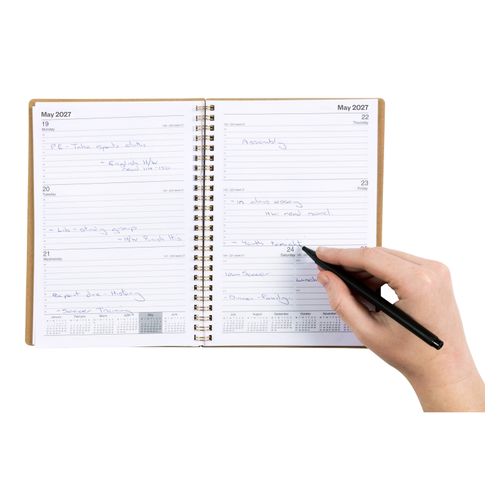 2027 Ecowise Recycled Diary A5 Week To An Opening