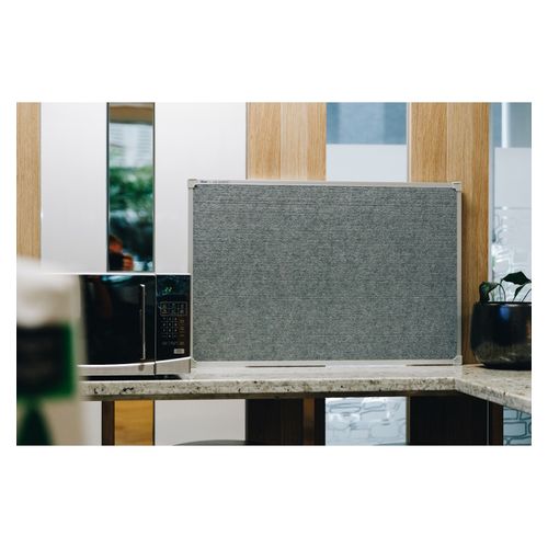Quartet Penrite Bulletin Board Fabric 600x900mm Silver