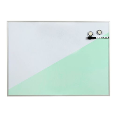 Quartet Geo Whiteboard Magnetic 430x580mm Teal/White