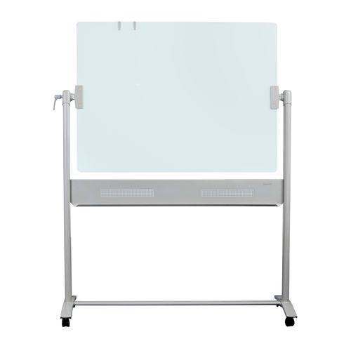 Quartet Infinity Glass Board Mobile 1200x900mm Frosted
