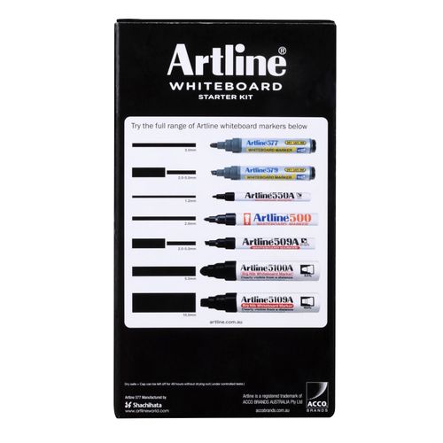 Artline Whiteboard Starter Kit Single
