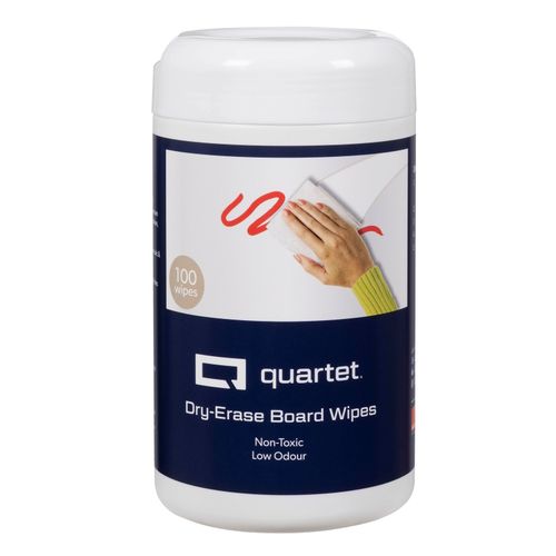 Quartet Whiteboard Cleaner Wipes Pack 100