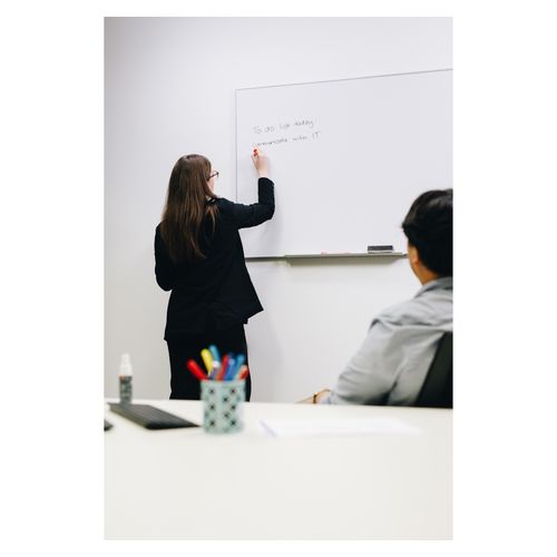 Quartet Penrite Slimline Magnetic Whiteboard Premium 1200x900mm