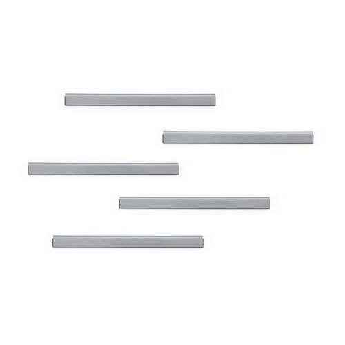 Durable Durafix Clip Magnetic Self Adhesive 210mm Silver Pack 5