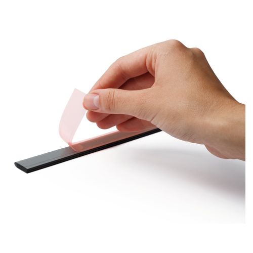 Durable Durafix Clip Magnetic Self Adhesive 210mm Silver Pack 5